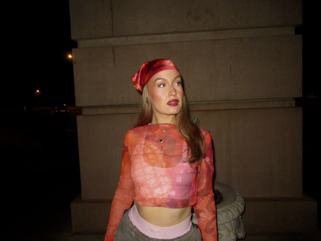 Isabelle Pennington-Edmead Pineapple Print scarf