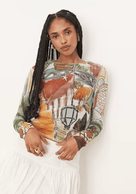 Isabelle Pennington-Edmead Sanctuary Mesh Top