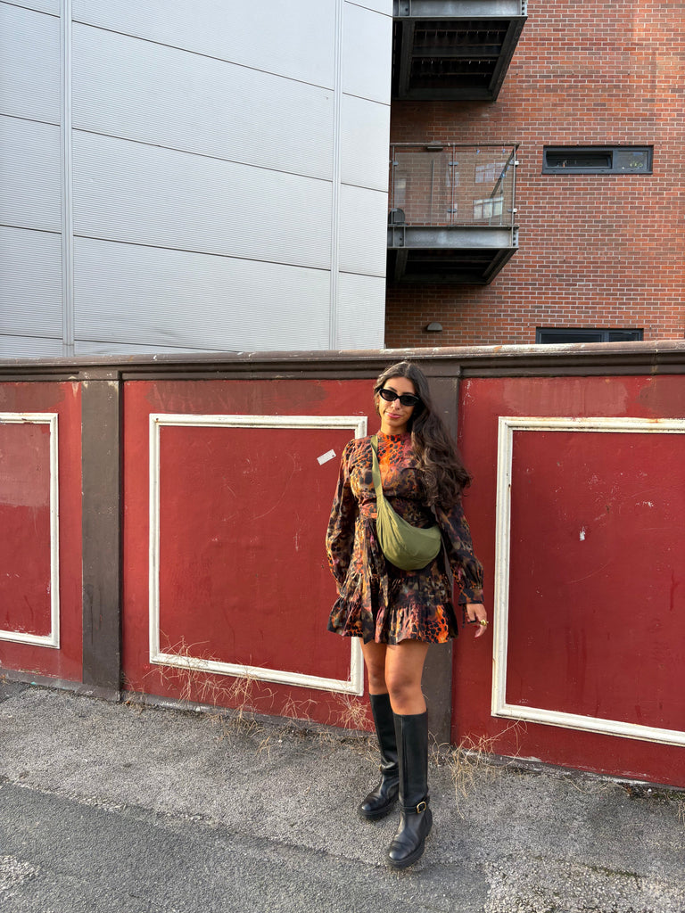 Isabelle Pennington-Edmead Tigershell Mini Dress